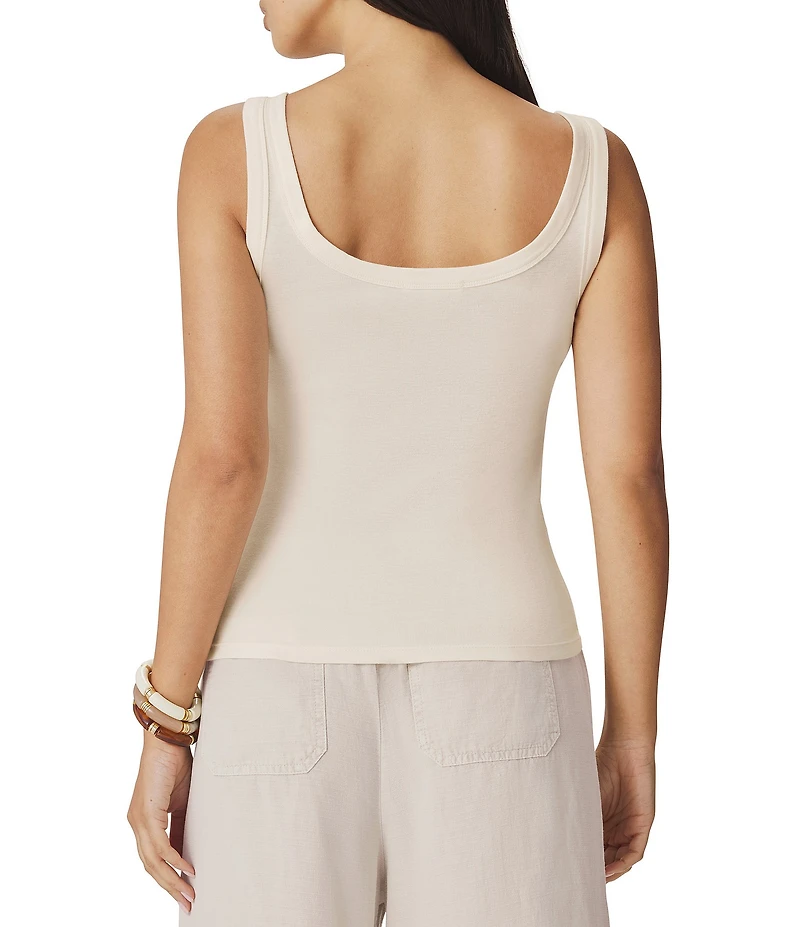 Splendid Josie Knit Scoop Neck Sleeveless Tank