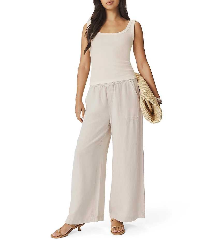 Splendid Josie Knit Scoop Neck Sleeveless Tank