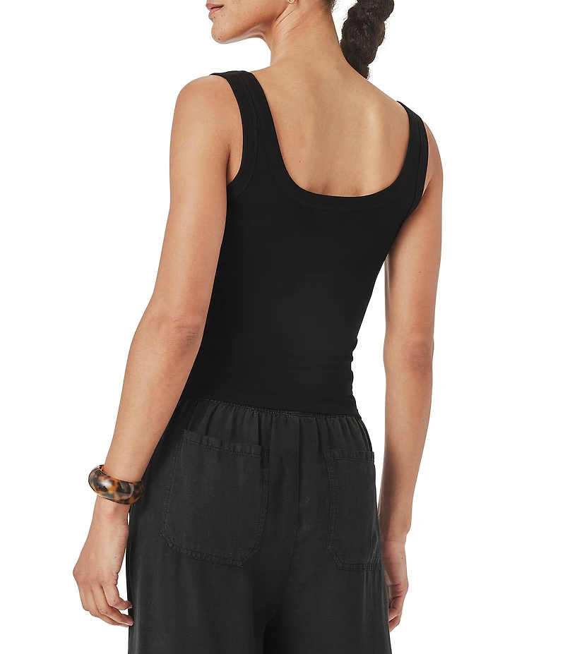 Splendid Josie Knit Scoop Neck Sleeveless Tank