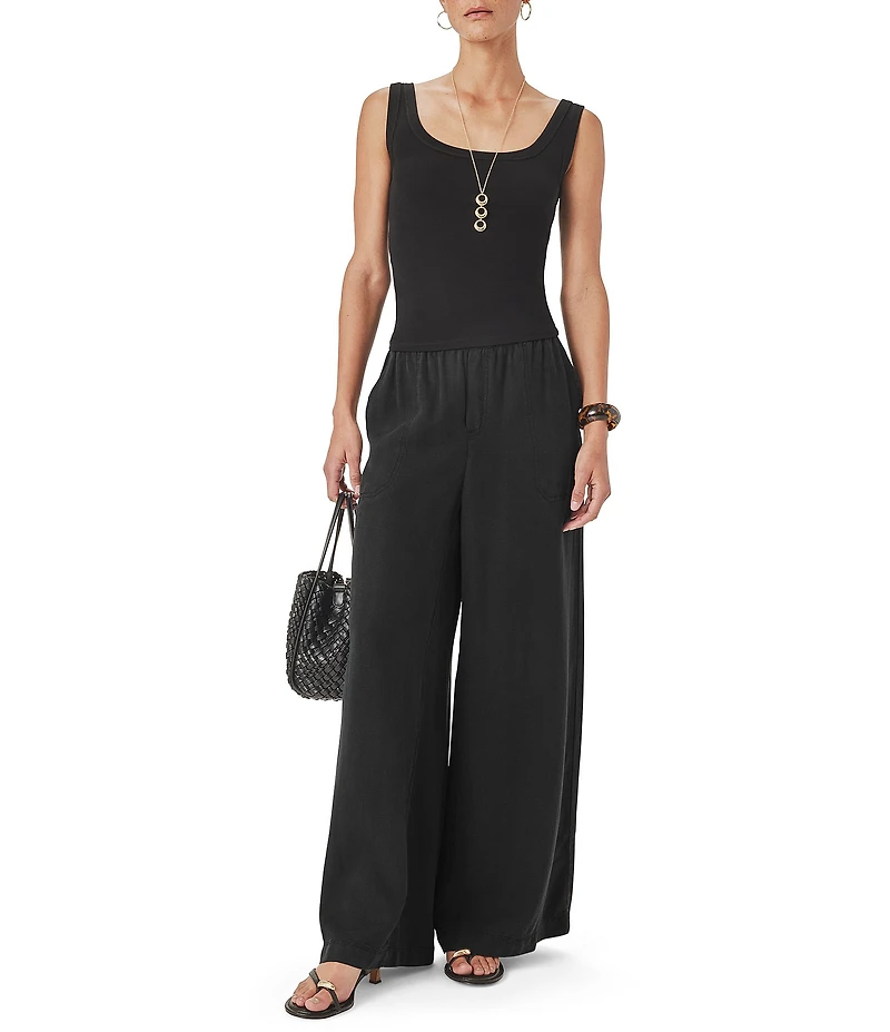 Splendid Josie Knit Scoop Neck Sleeveless Tank