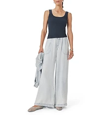 Splendid Josie Knit Scoop Neck Sleeveless Tank