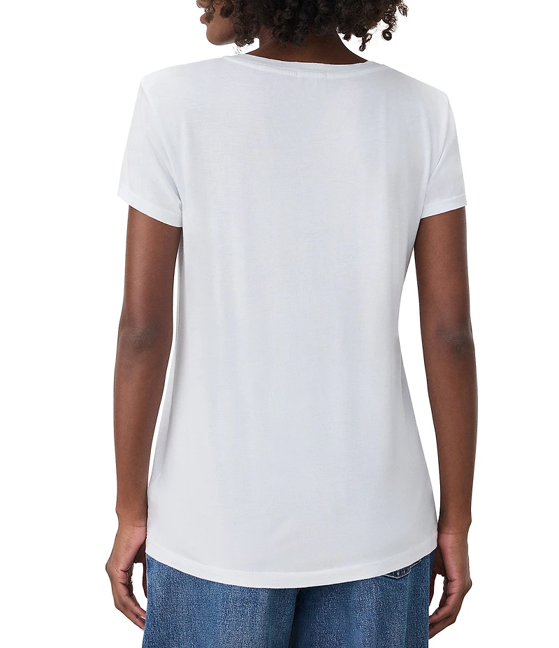 Splendid Kate V-Neck Short Sleeve Tee