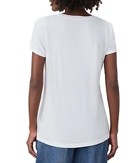 Splendid Kate V-Neck Short Sleeve Tee