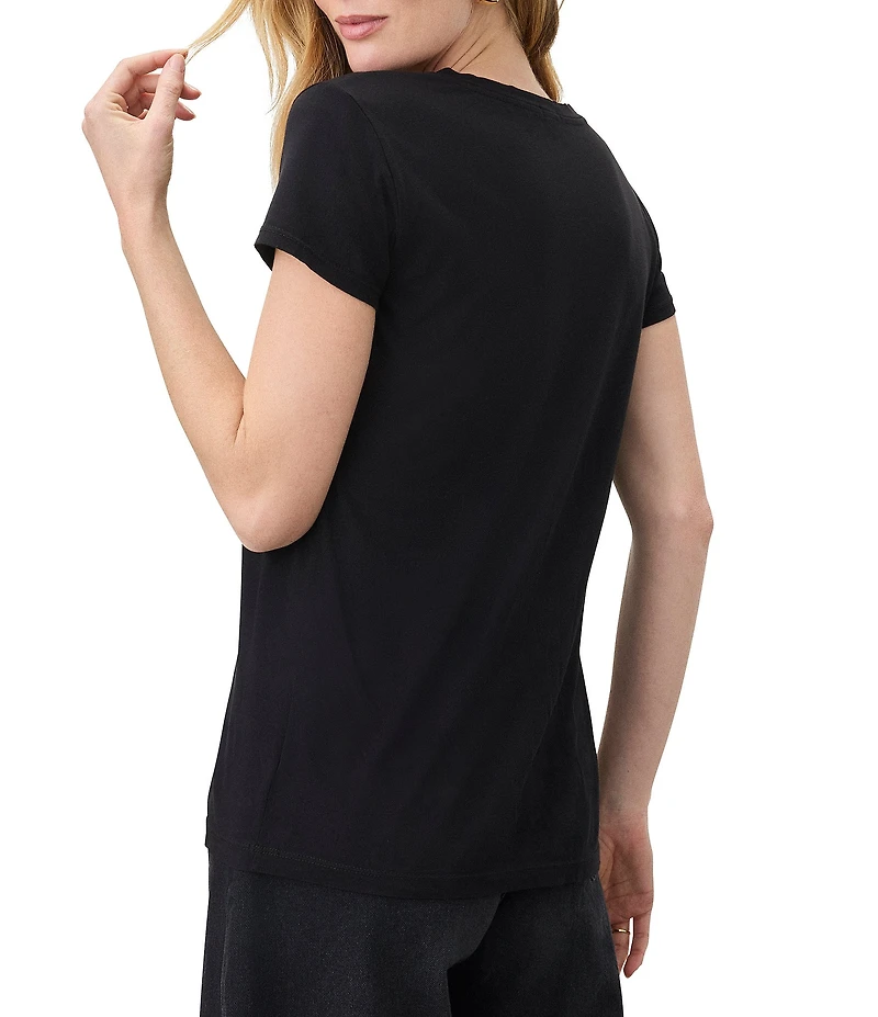 Splendid Kate V-Neck Short Sleeve Tee