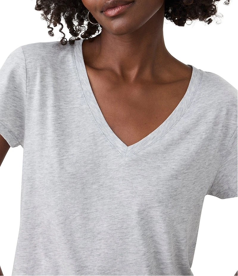 Splendid Kate V-Neck Short Sleeve Tee Shirt