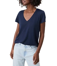 Splendid Kate V-Neck Short Sleeve Tee