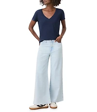 Splendid Kate V-Neck Short Sleeve Tee
