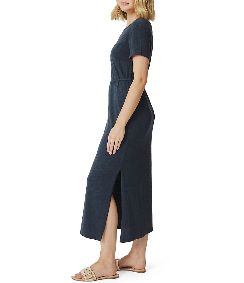 Splendid Keegan Crew Neck Short Sleeve Shirt Dress