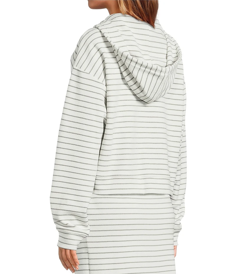 Splendid Kennedy Stripe Zip Up Coordinating Long Sleeve Jacket