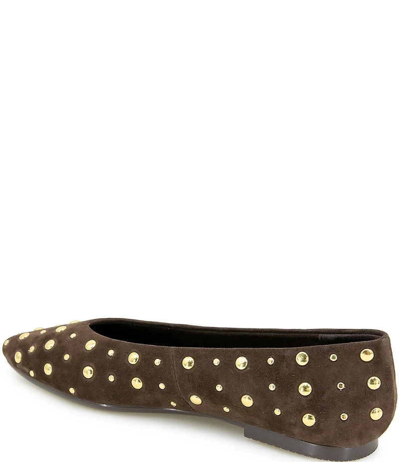 Splendid Latouche Studded Suede Ballet Flats