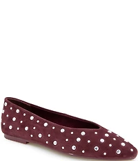 Splendid Latouche Studded Suede Ballet Flats