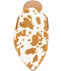 Splendid Liza Cow Print Calf Hair Mules