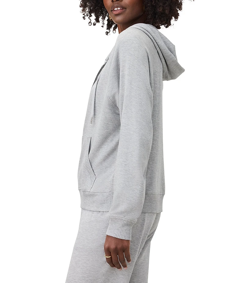 Splendid Long Sleeve Zip Up Hoodie