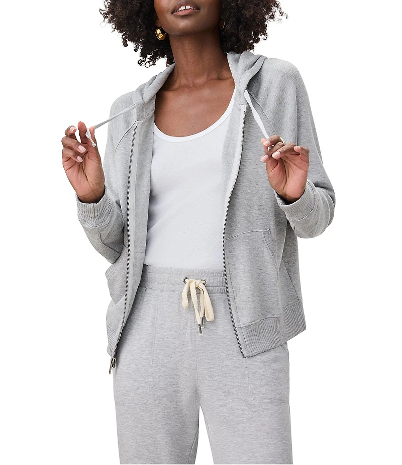 Splendid Long Sleeve Zip Up Hoodie