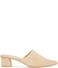 Splendid Lorelei Suede Pointed Toe Block Heel Mules