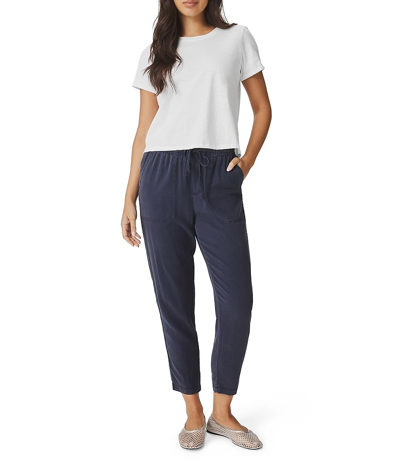 Splendid Louisa Knit Crew Neck Short Sleeve Shirt