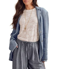 Splendid Lounge Denim Blazer
