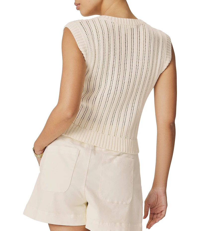 Splendid Luca Knit Button Front Vest