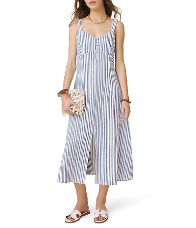 Splendid Madelyn Stripe Midi Dress
