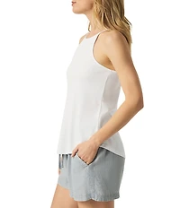 Splendid Marina Knit Crew Neck Sleeveless Tank