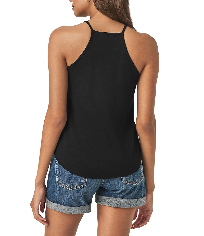 Splendid Marina Knit Crew Neck Sleeveless Tank