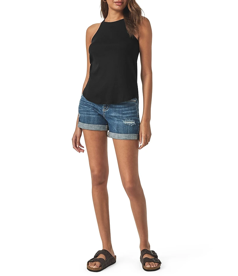 Splendid Marina Knit Crew Neck Sleeveless Tank