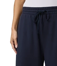 Splendid Matilda Terry Knit Drawstring Ankle Length Lounge Pants