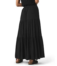 Splendid Melanie Knit Mid Rise A-Line Skirt