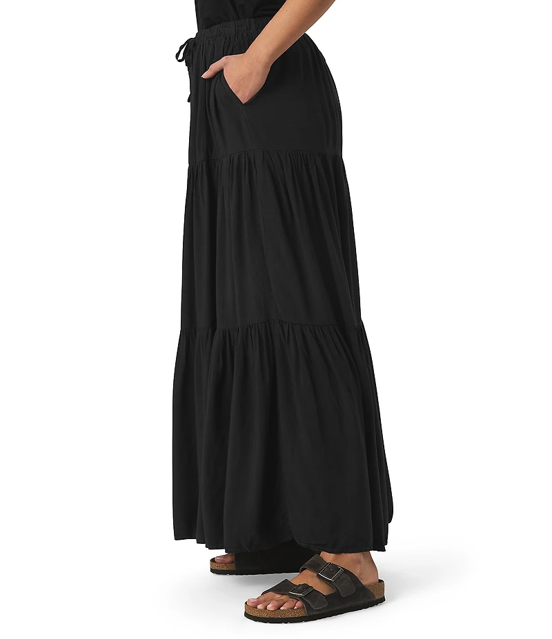 Splendid Melanie Knit Mid Rise A-Line Skirt