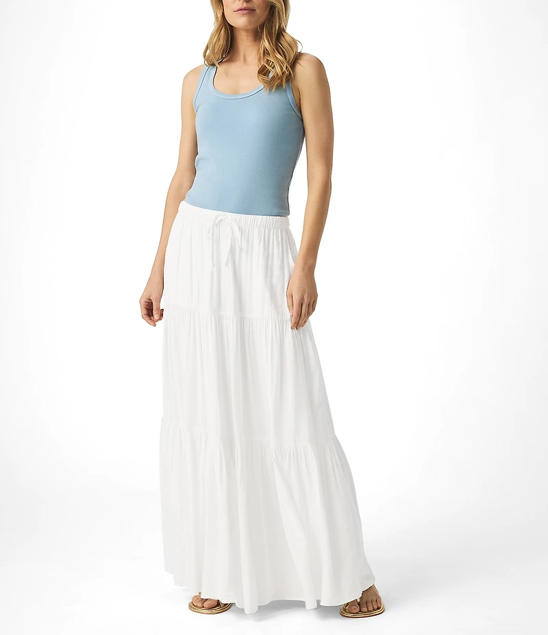 Splendid Melanie Knit Mid Rise A-Line Skirt