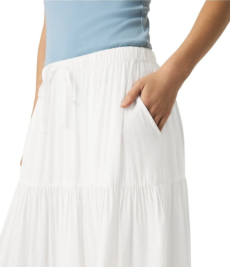 Splendid Melanie Knit Mid Rise A-Line Skirt