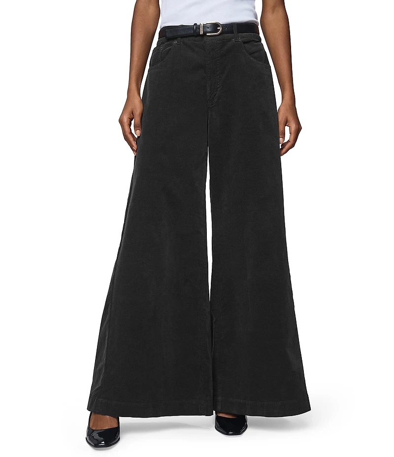 Splendid Monroe Corduroy Mid Rise Wide Leg Pants