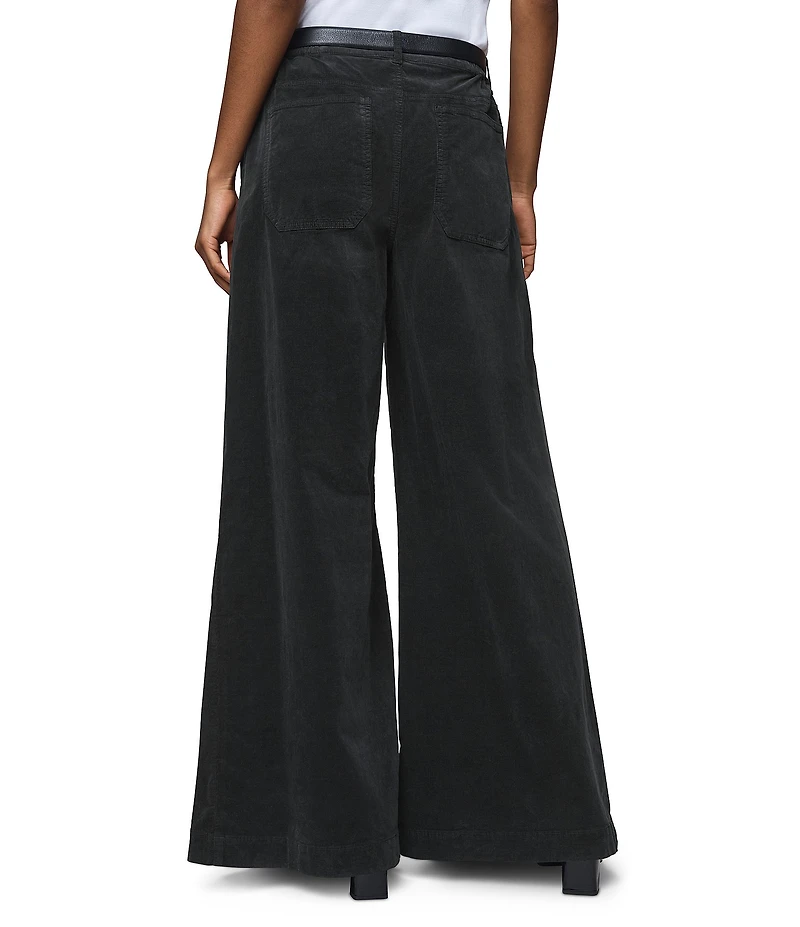 Splendid Monroe Corduroy Mid Rise Wide Leg Pants