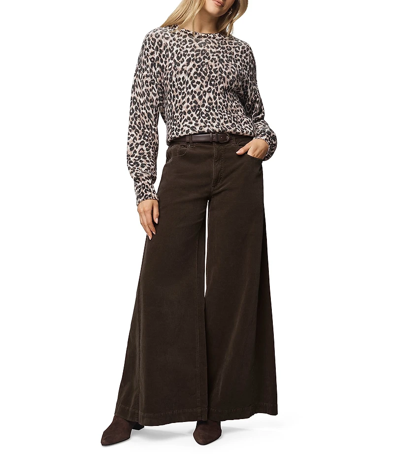 Splendid Monroe Corduroy Mid Rise Wide Leg Pants