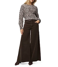 Splendid Monroe Corduroy Mid Rise Wide Leg Pants