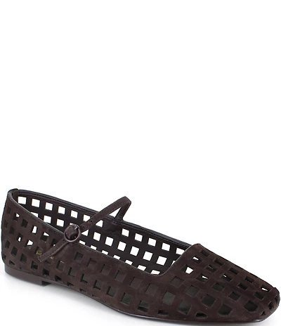 Splendid Ruth Suede Cutout Mary Jane Flats