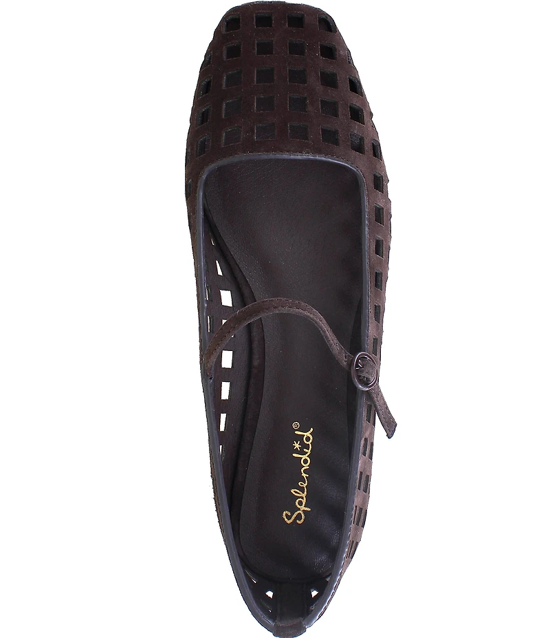 Splendid Ruth Suede Cutout Mary Jane Flats