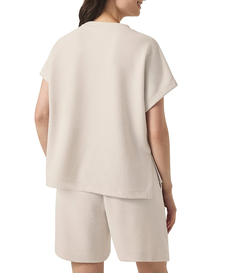 Splendid Scuba Knit Crew Neck Short Sleeve Tee
