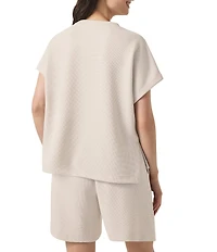 Splendid Scuba Knit Crew Neck Short Sleeve Tee
