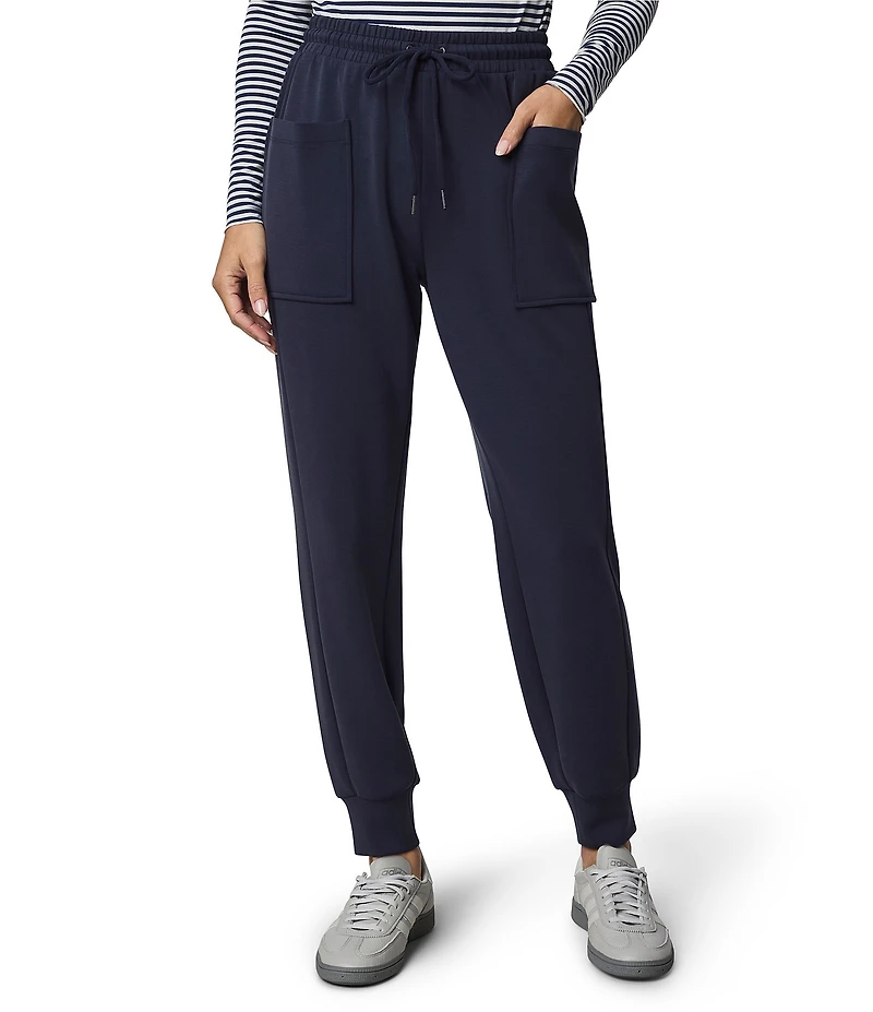 Splendid Scuba Stretch Knit Ankle Length Jogger Pants