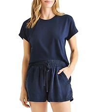 Splendid Skye Crew Neck Short Sleeve Tee