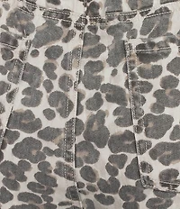 Splendid Soft Woven Leopard Print Mid Rise Drawstring Pants