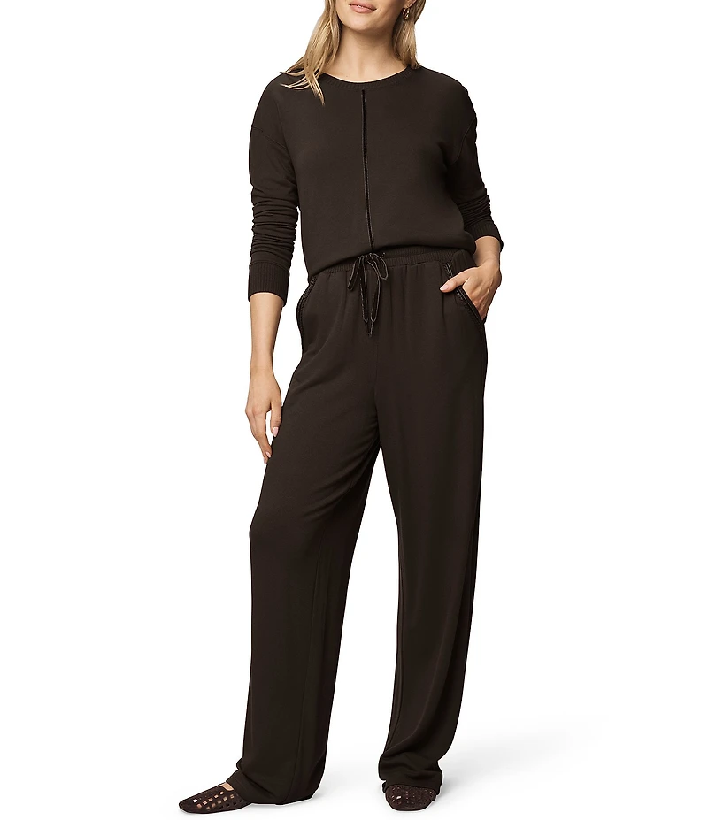 Splendid Supersoft Knit Round Neck Long Sleeve Top