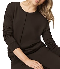 Splendid Supersoft Knit Round Neck Long Sleeve Top