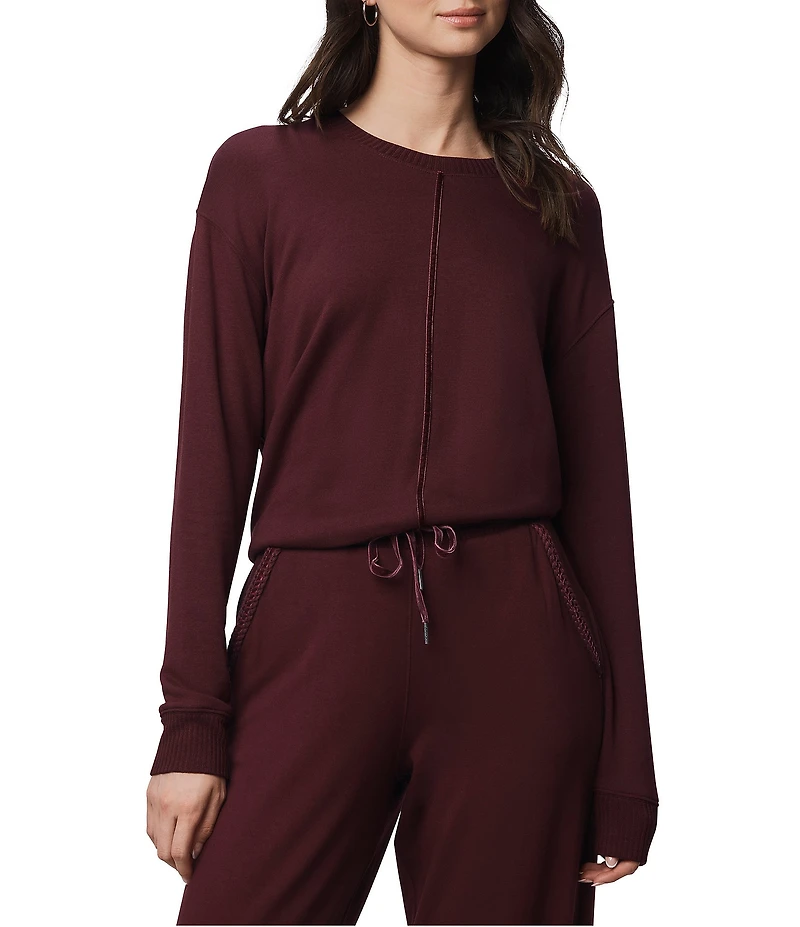 Splendid Supersoft Knit Round Neck Long Sleeve Top