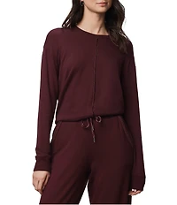 Splendid Supersoft Knit Round Neck Long Sleeve Top