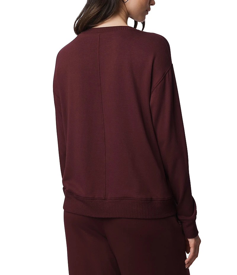 Splendid Supersoft Knit Round Neck Long Sleeve Top