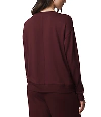Splendid Supersoft Knit Round Neck Long Sleeve Top