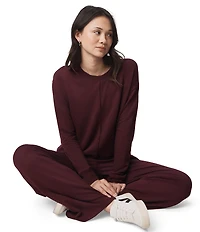 Splendid Supersoft Knit Round Neck Long Sleeve Top