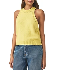 Splendid Talula Knit Crew Neck Sleeveless Tank Top